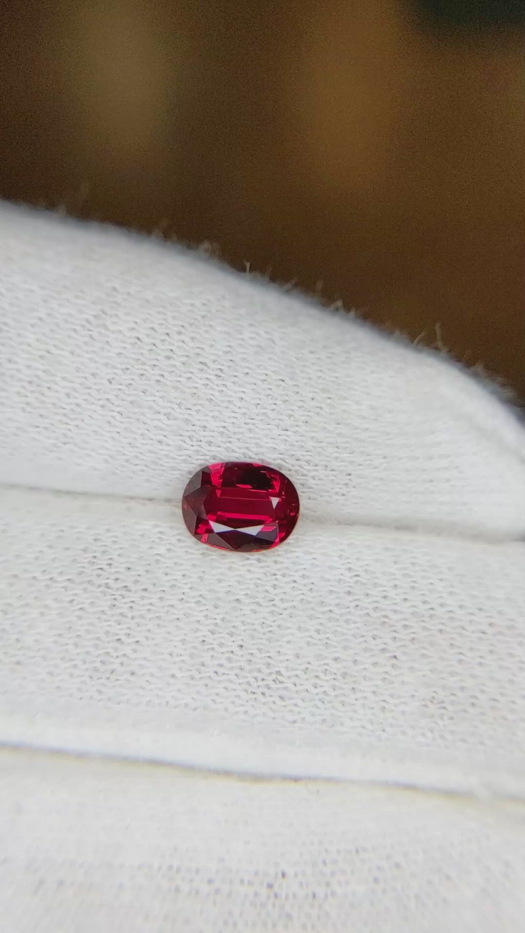 1.03 Ct. Ruby from Mozambique Size Video