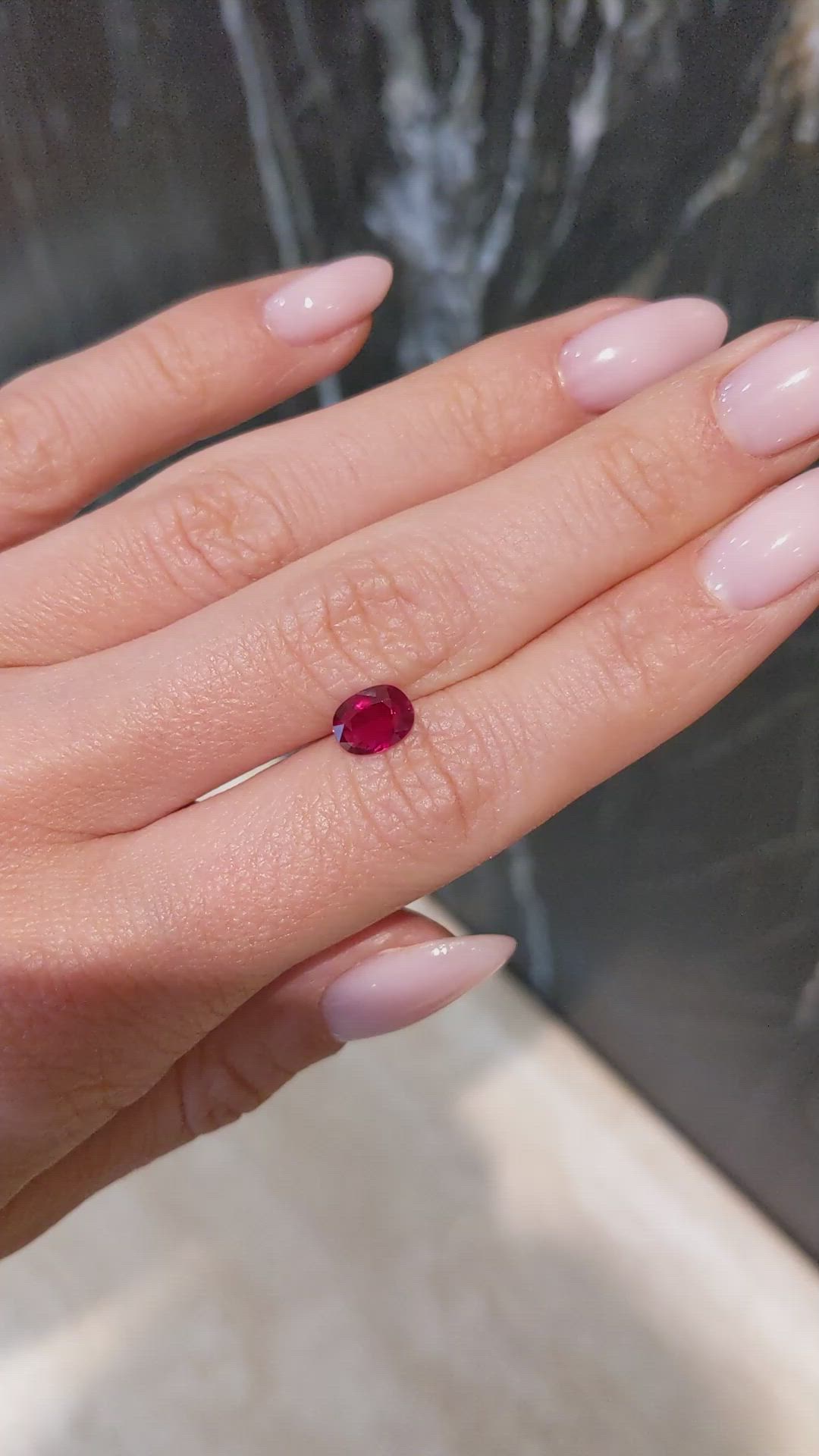 1.07 Ct. Ruby from Mozambique Size Video