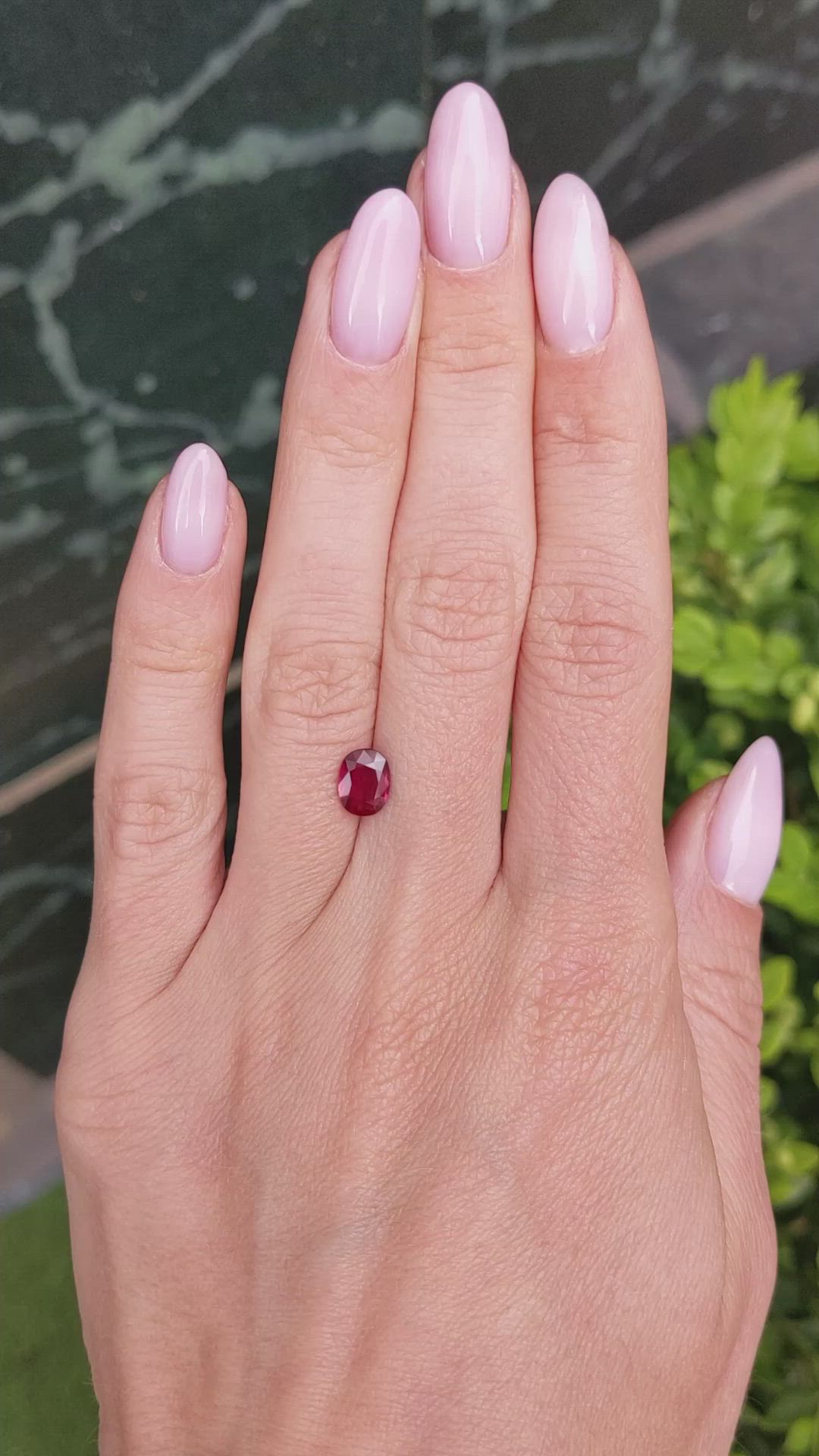 1.07 Ct. Ruby from Mozambique Size Video