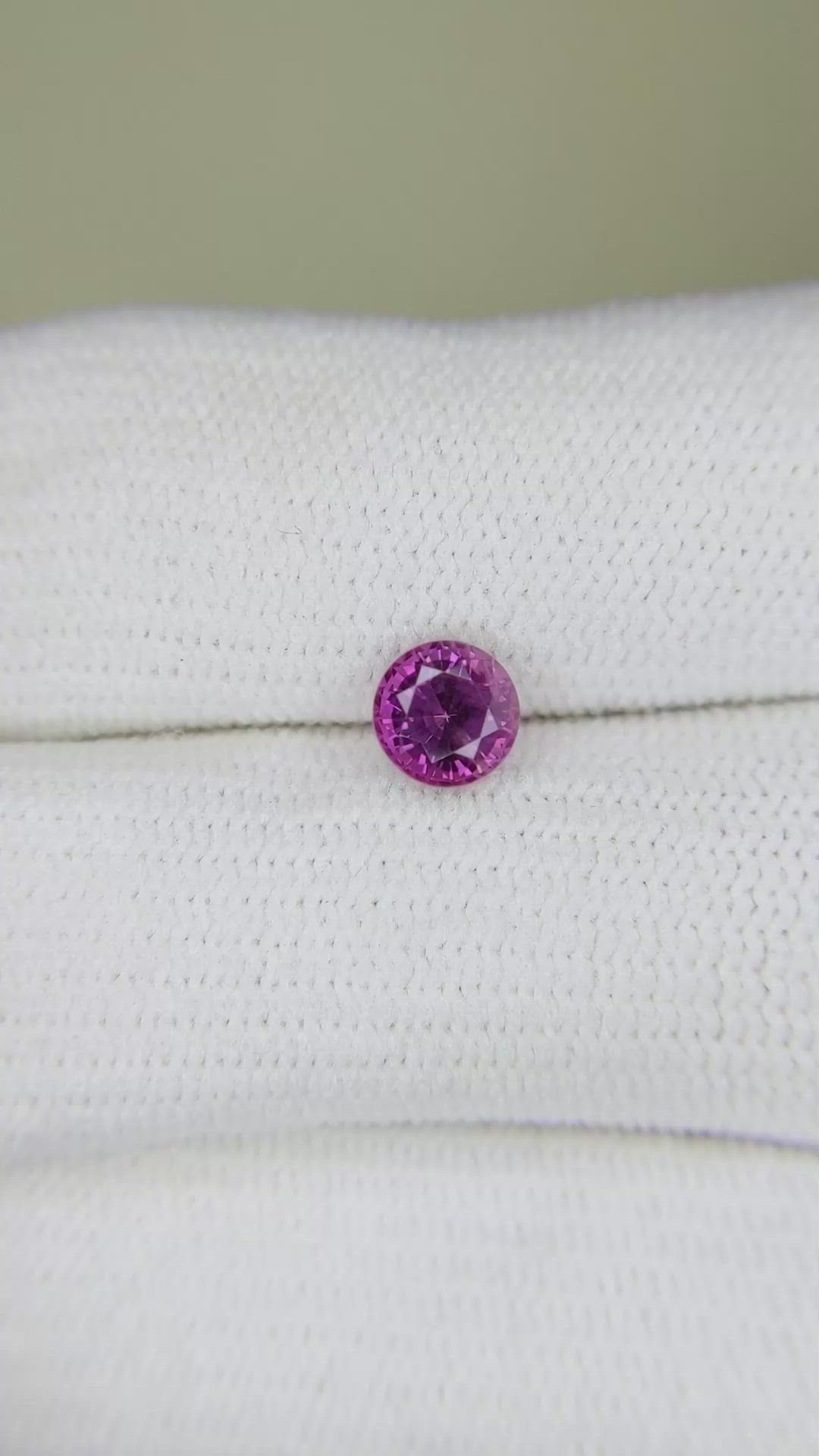0.85 Ct. Ruby from Ceylon (Sri Lanka) Size Video