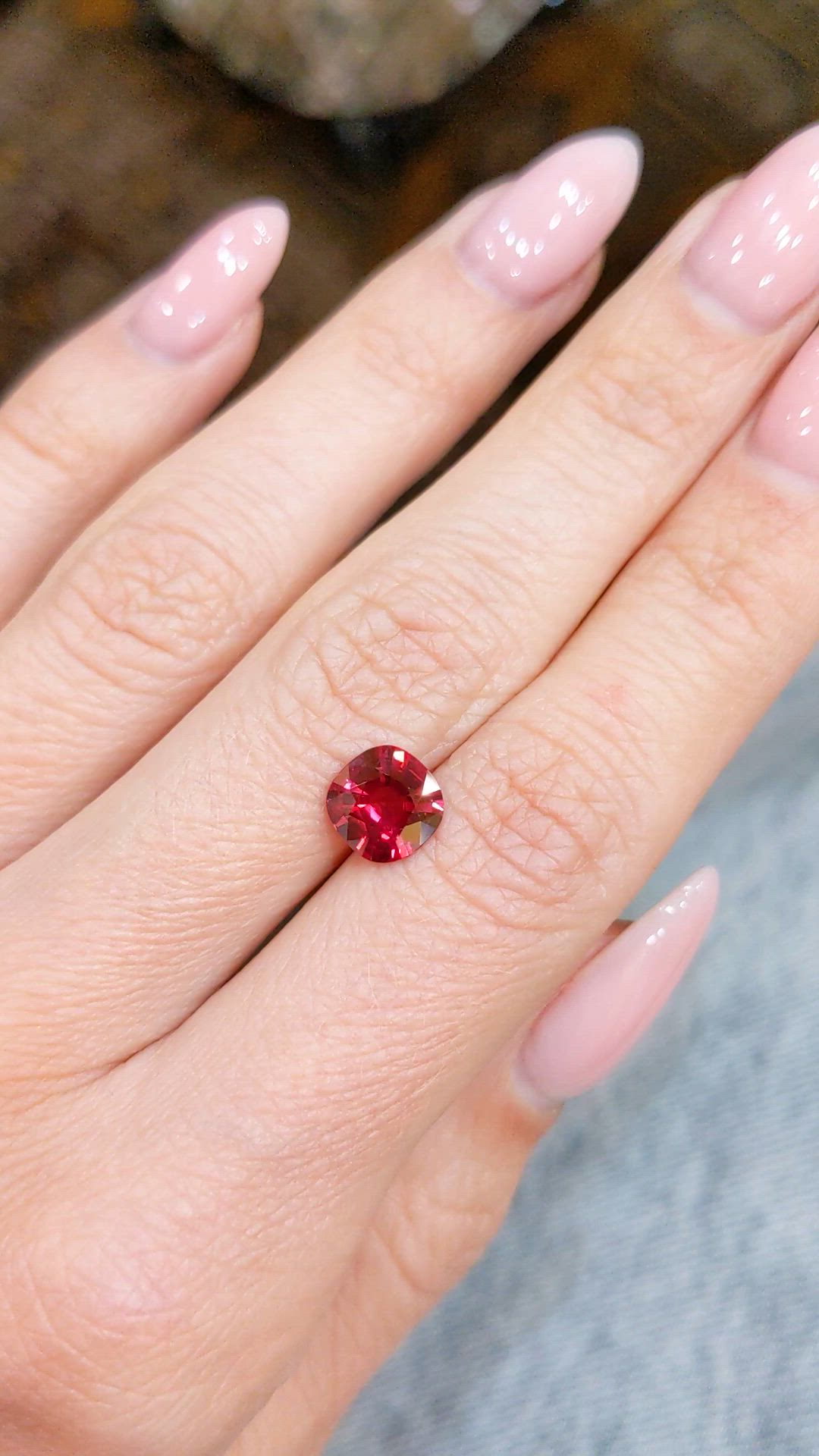 1.65 Ct. Ruby from Mozambique Size Video