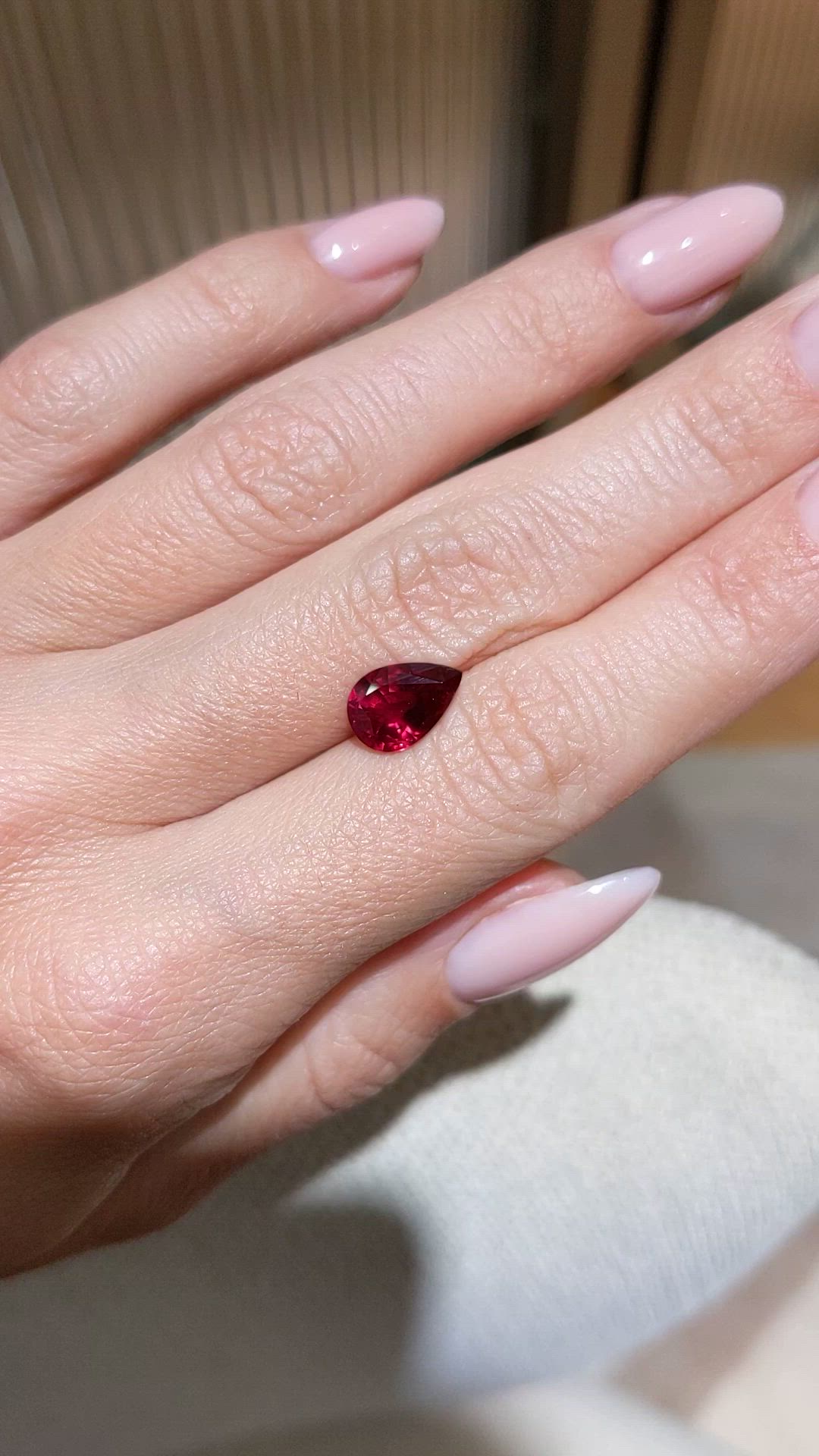 2.32 Ct. Ruby from Mozambique Size Video