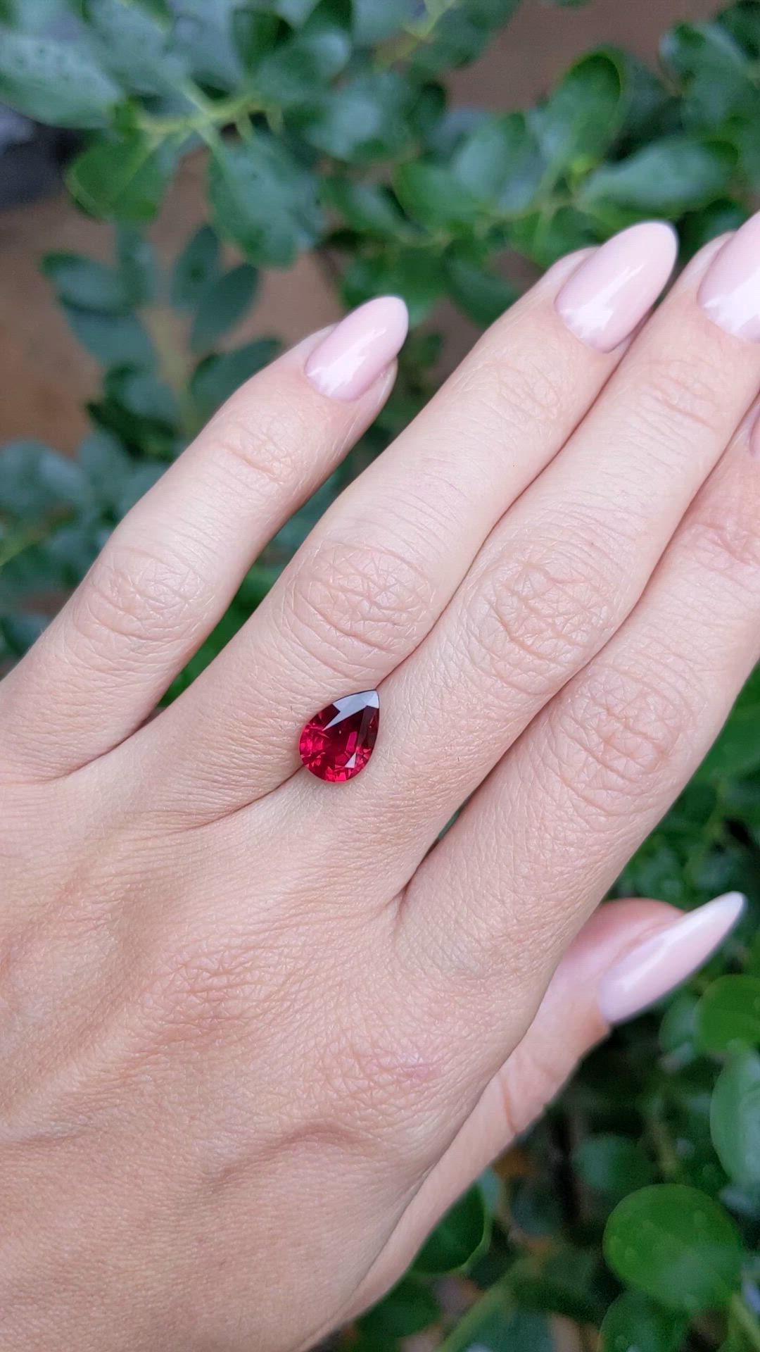 2.32 Ct. Ruby from Mozambique Size Video