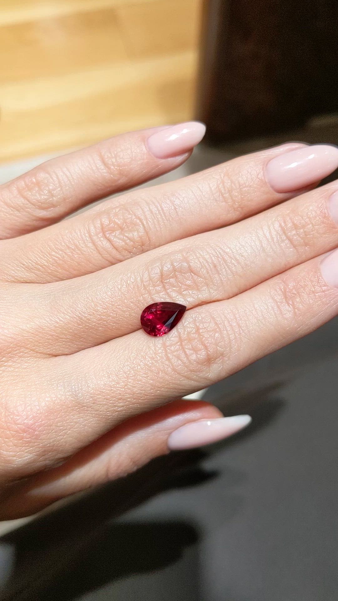 2.32 Ct. Ruby from Mozambique Size Video