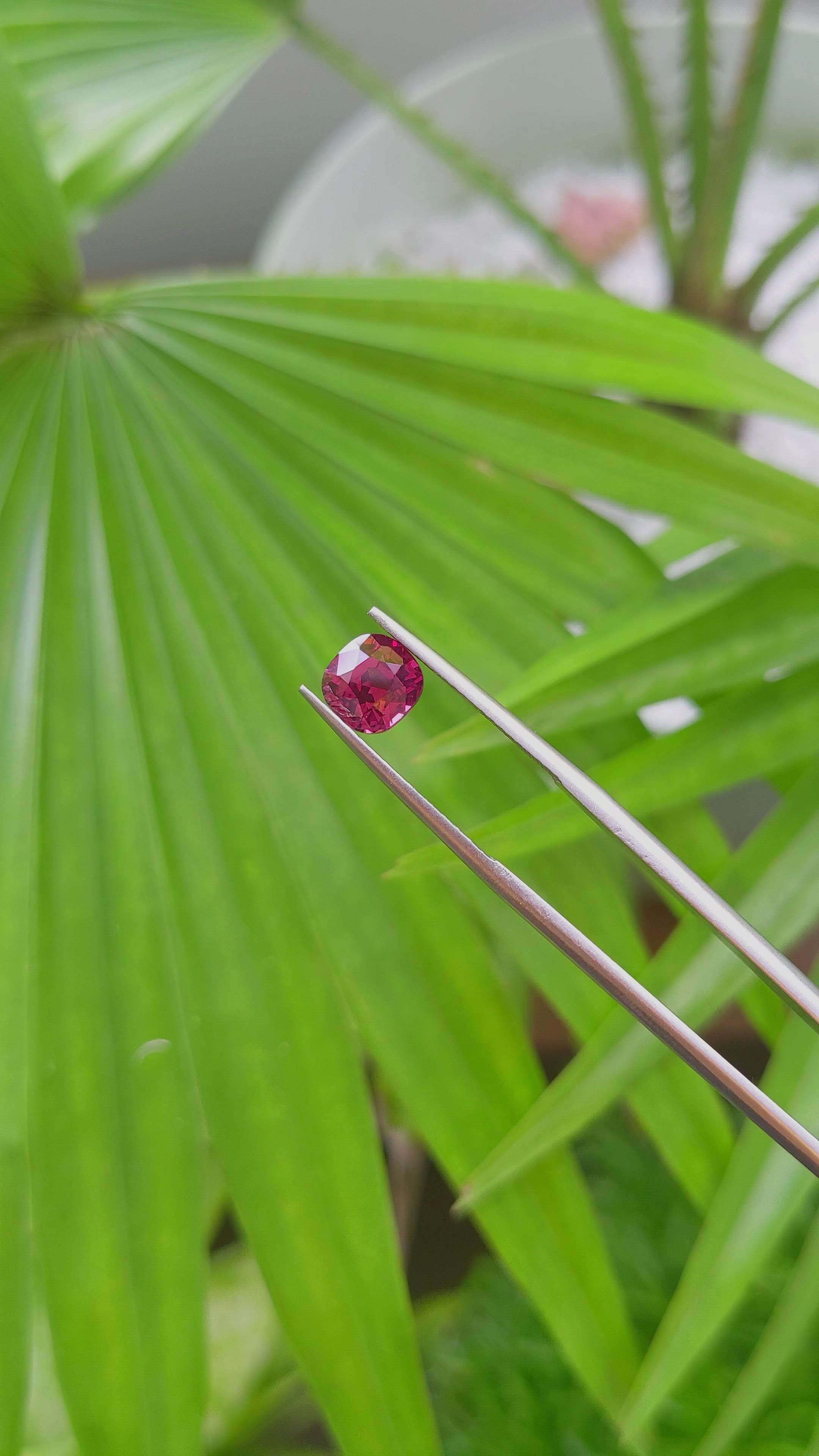 2.06 Ct. Ruby from Tanzania Size Video