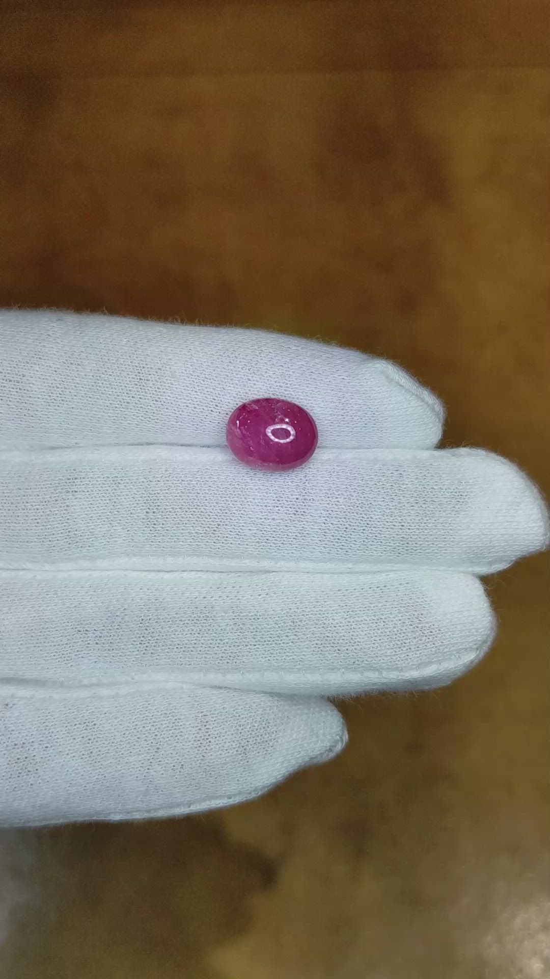 6.62 Ct. Ruby from Mozambique Size Video