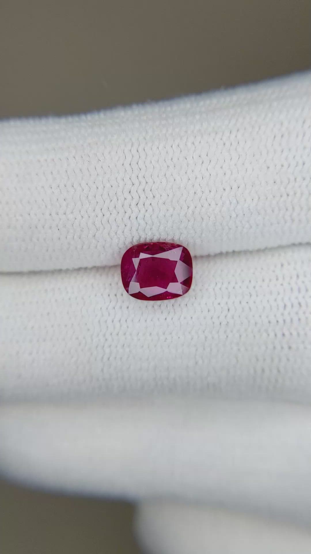 1.20 Ct. Ruby from Mozambique Size Video
