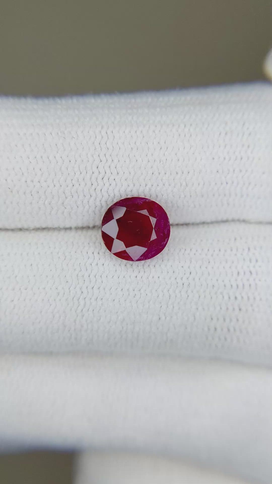 1.57 Ct. Ruby from Mozambique Size Video