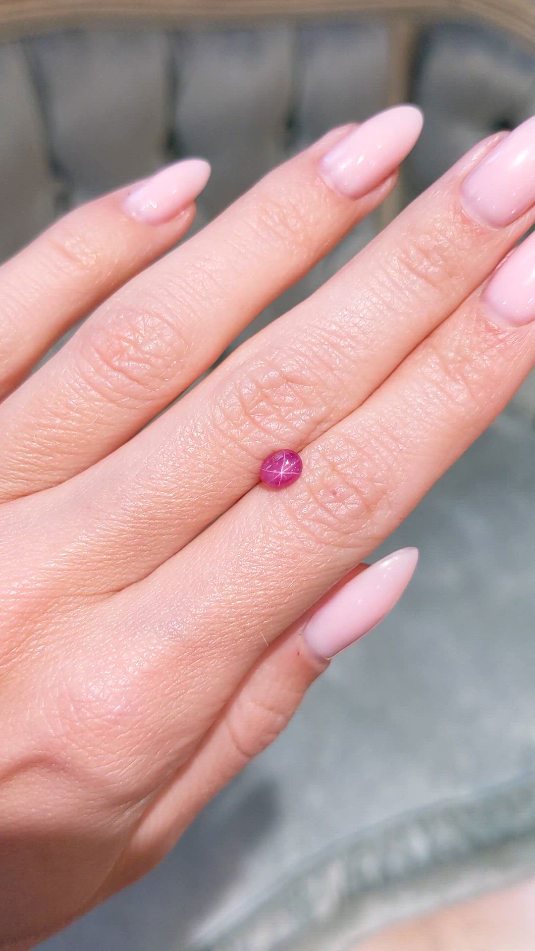 0.87 Ct. Ruby from Mozambique Size Video