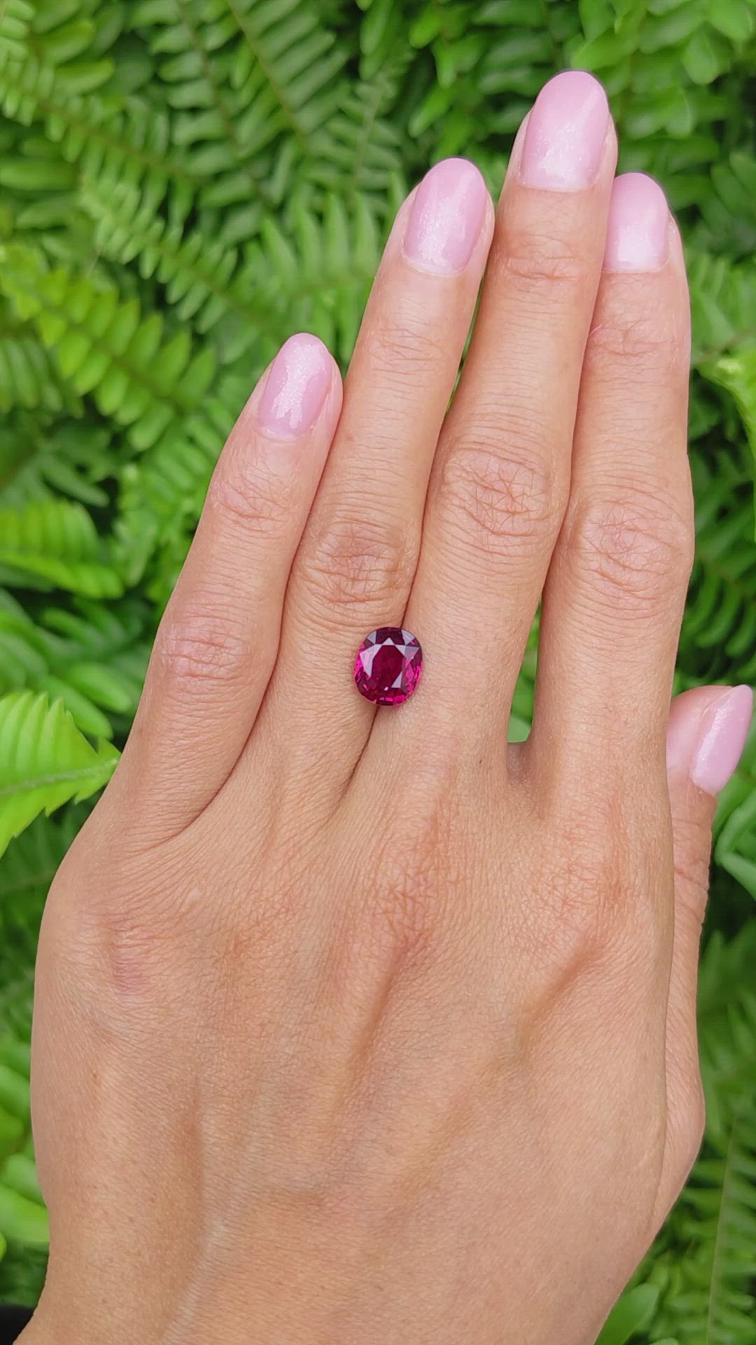 3.11 Ct. Ruby from Madagascar Size Video