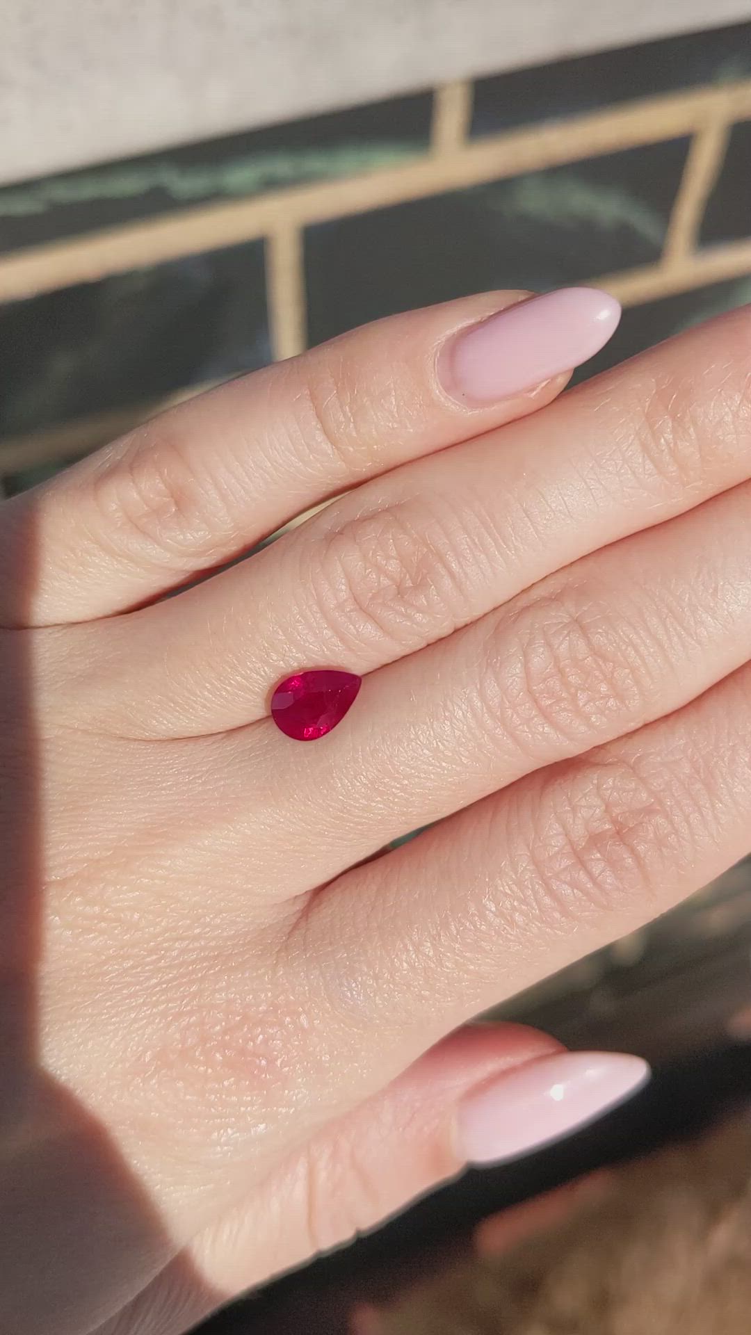 1.68 Ct. Ruby from Burma (Myanmar) Size Video
