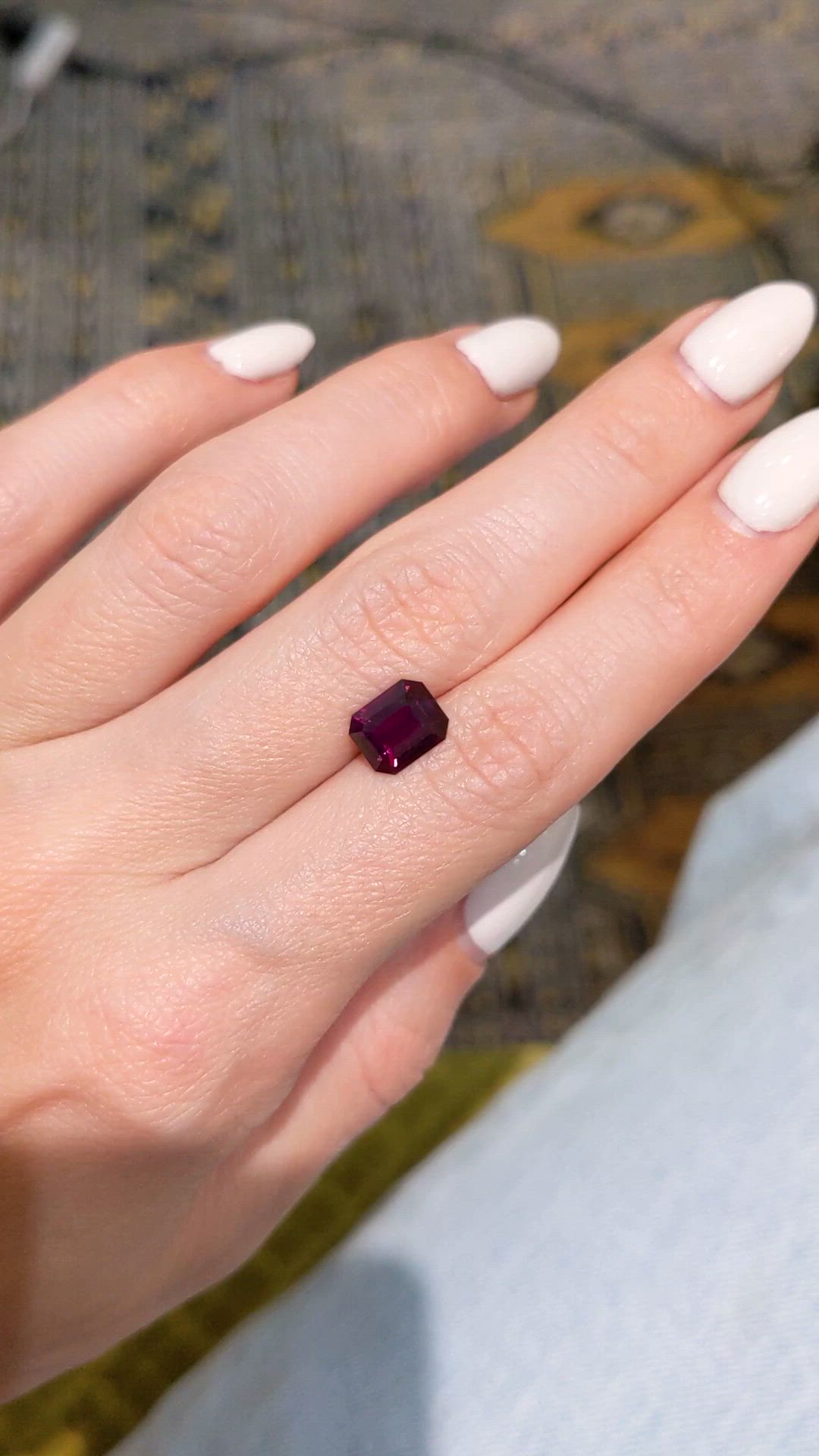 2.11 Ct. Ruby from Ceylon (Sri Lanka) Size Video
