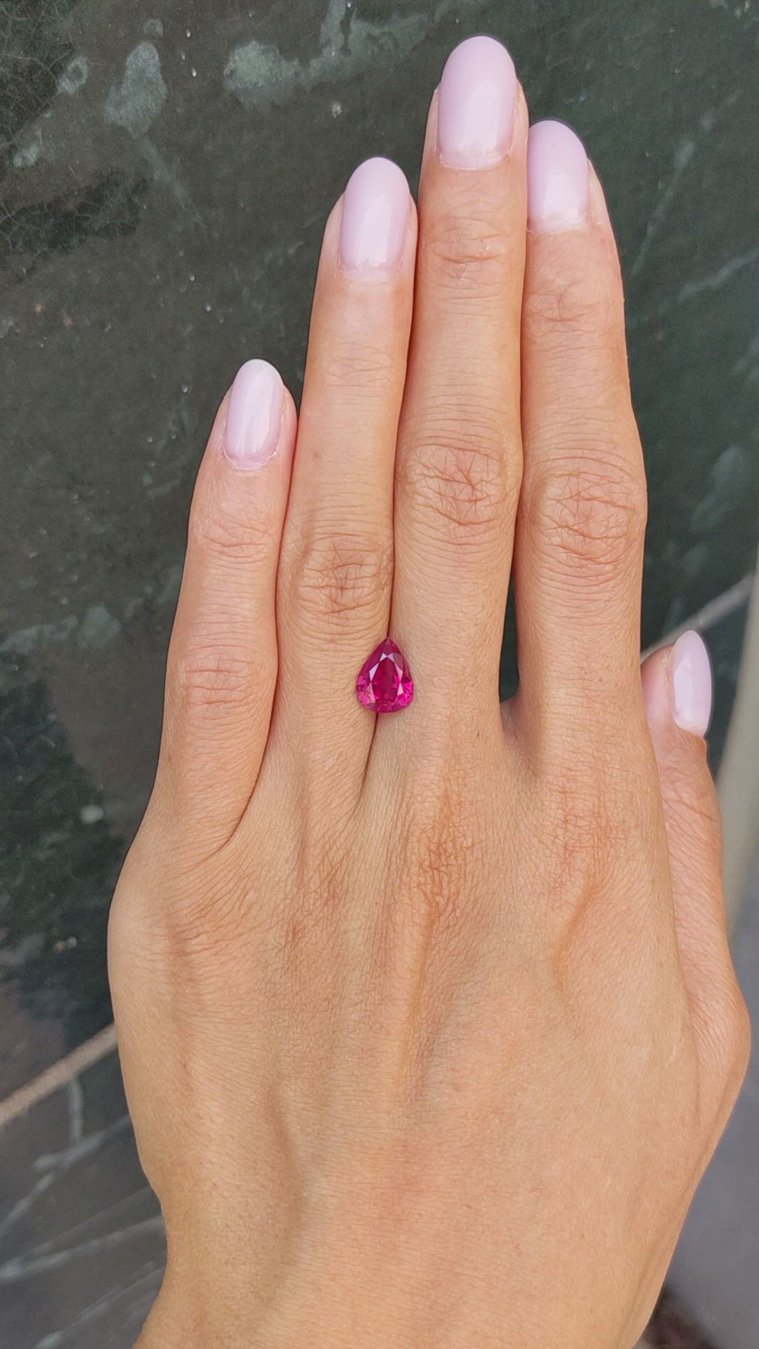2.23 Ct. Ruby from Mozambique Size Video