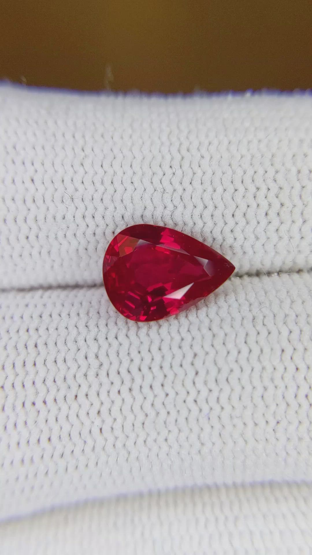 2.23 Ct. Ruby from Mozambique Size Video