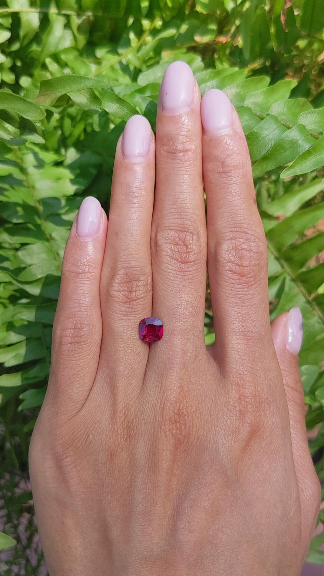 1.39 Ct. Ruby from Mozambique Size Video