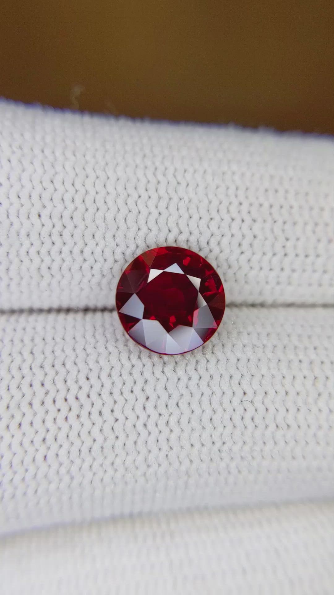 2.29 Ct. Ruby from Mozambique Size Video