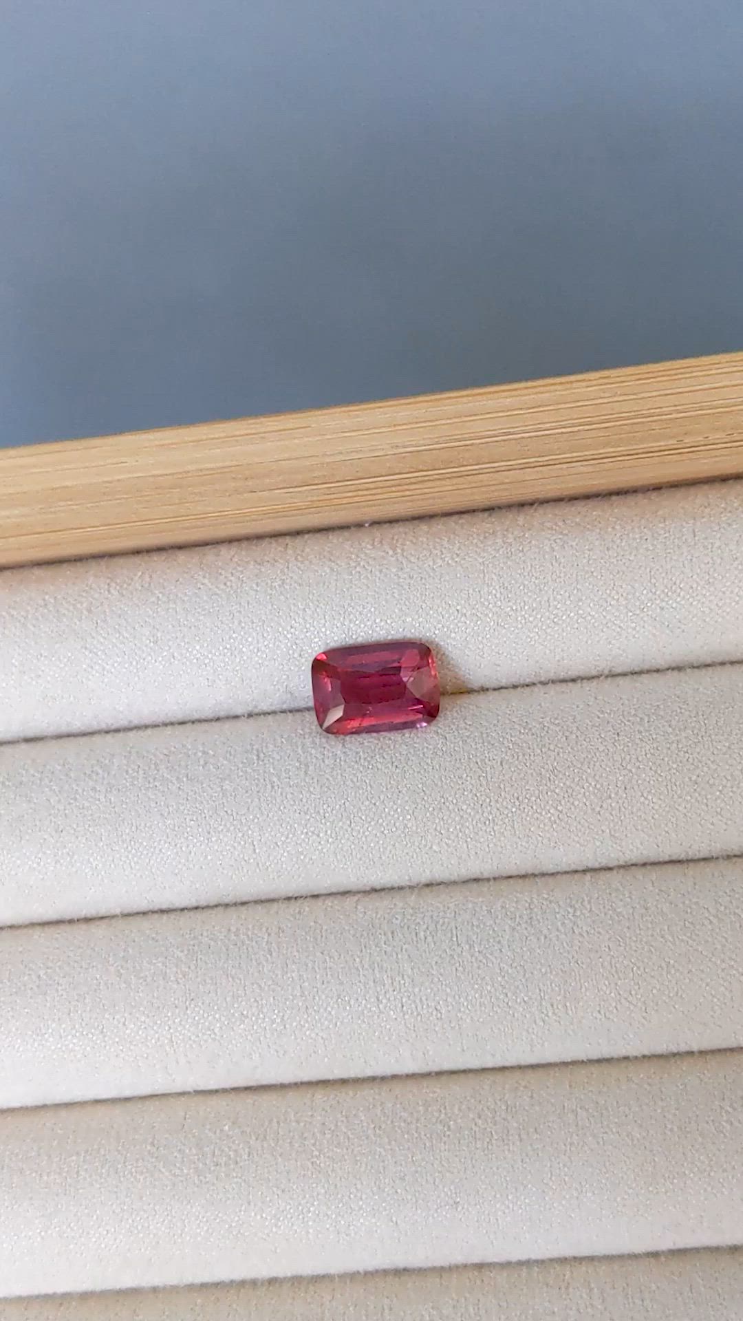 3.48 Ct. Ruby from Mozambique Size Video