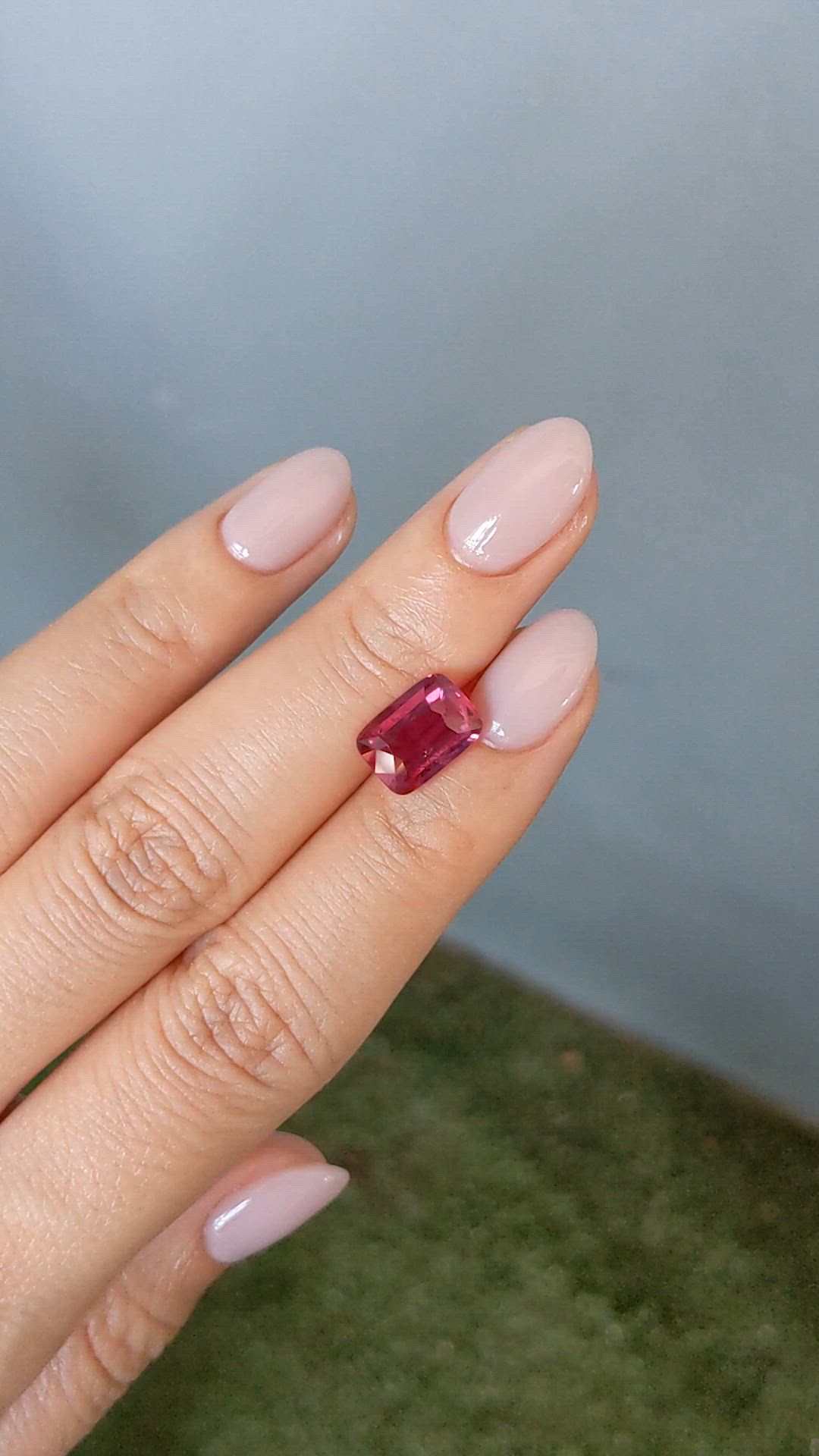 3.48 Ct. Ruby from Mozambique Size Video