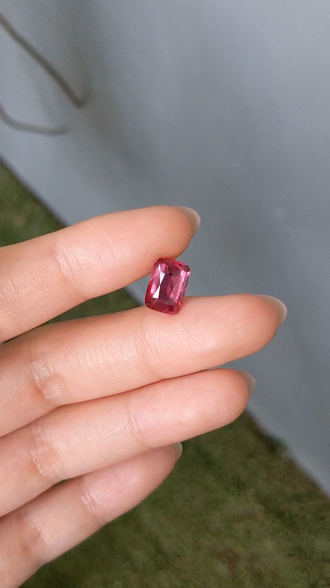 3.48 Ct. Ruby from Mozambique Size Video