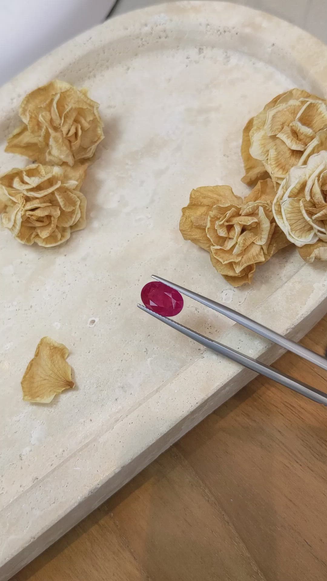 3.51 Ct. Ruby from Mozambique Size Video
