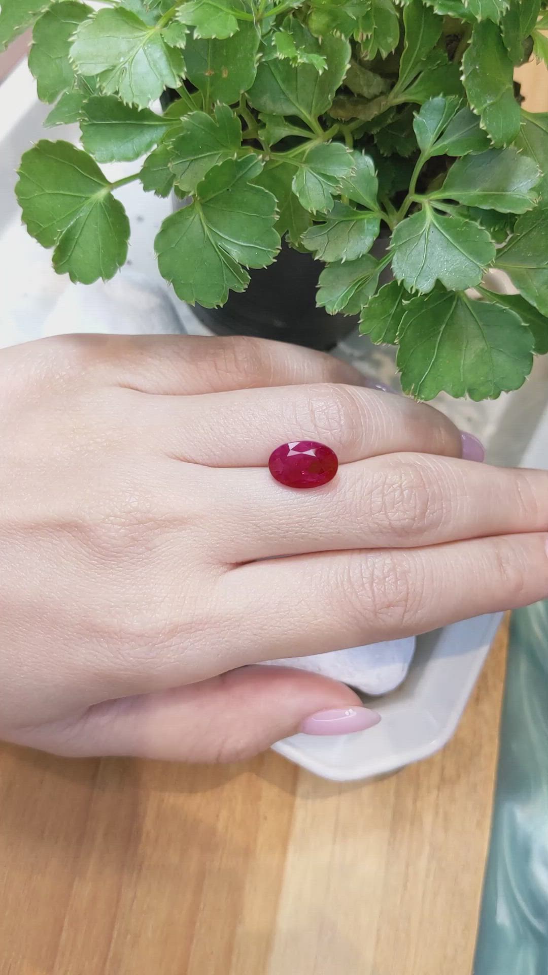 5.30 Ct. Ruby from Mozambique Size Video