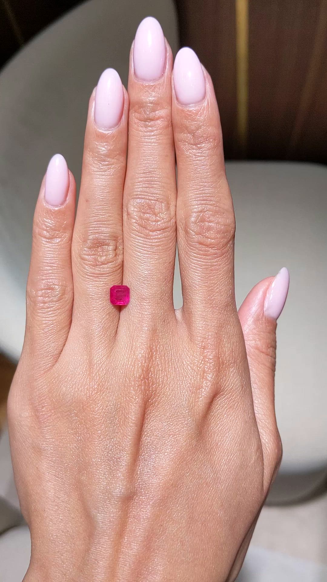 1.06 Ct. Ruby from Mozambique Size Video