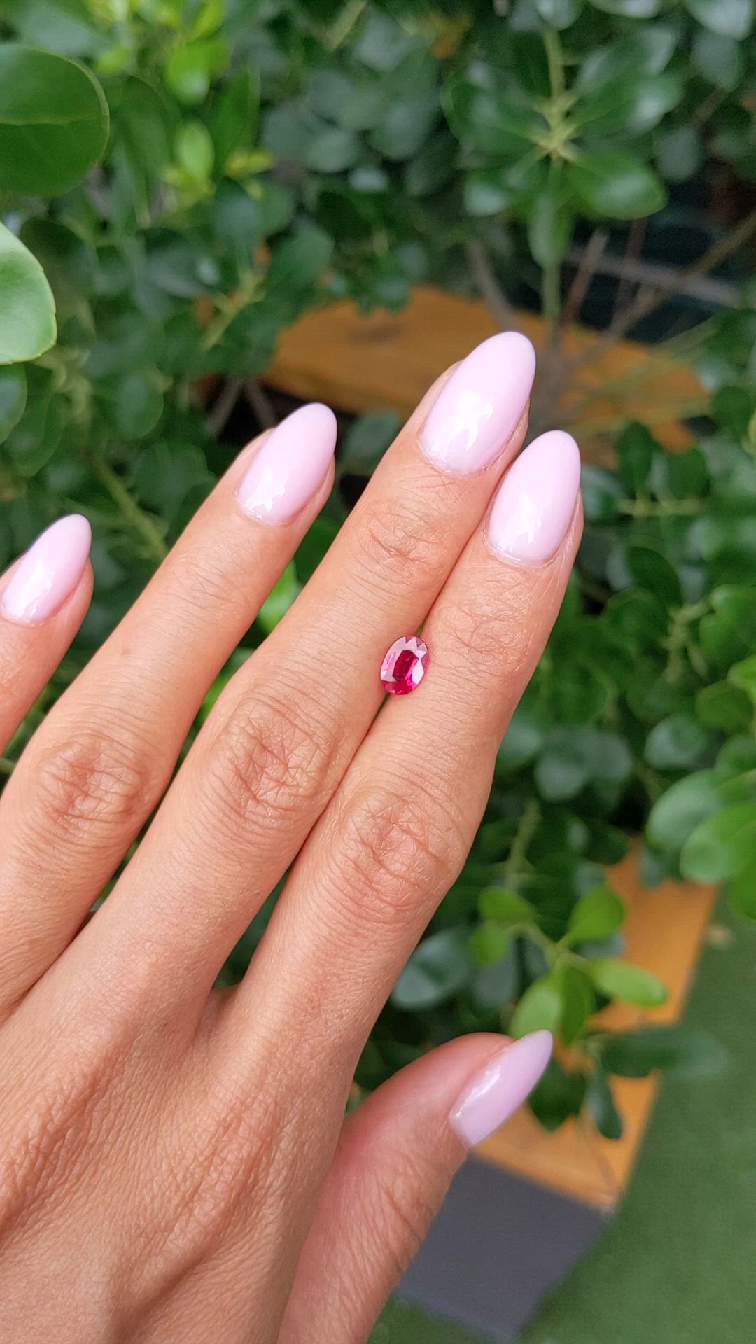 0.75 Ct. Ruby from Thailand Size Video