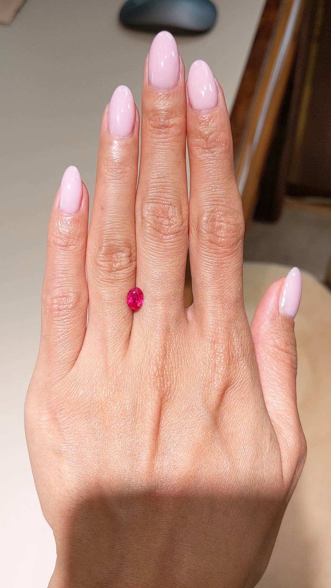 0.99 Ct. Ruby from Thailand Size Video