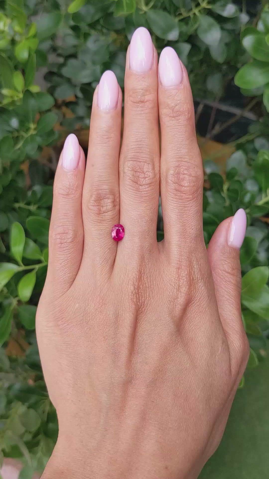 0.99 Ct. Ruby from Thailand Size Video