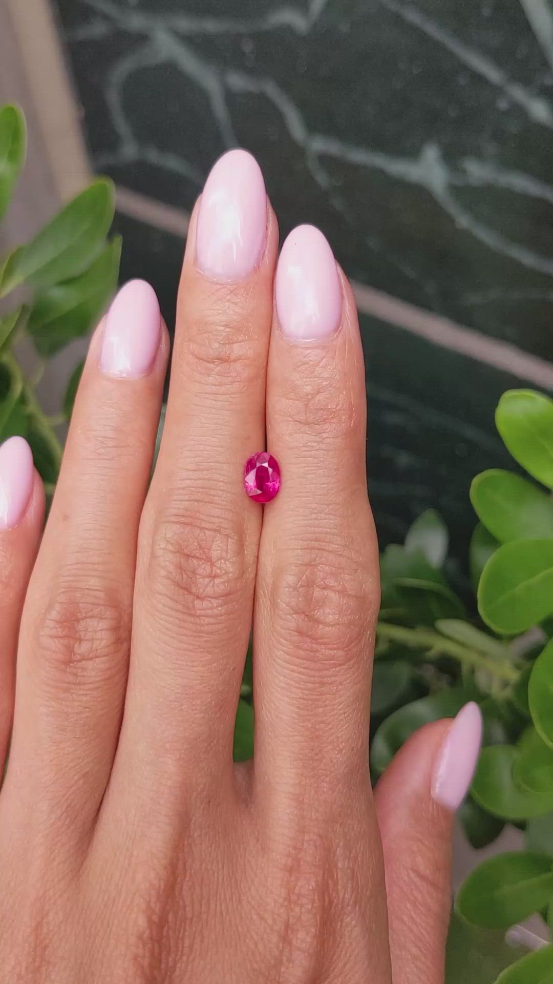 0.99 Ct. Ruby from Thailand Size Video