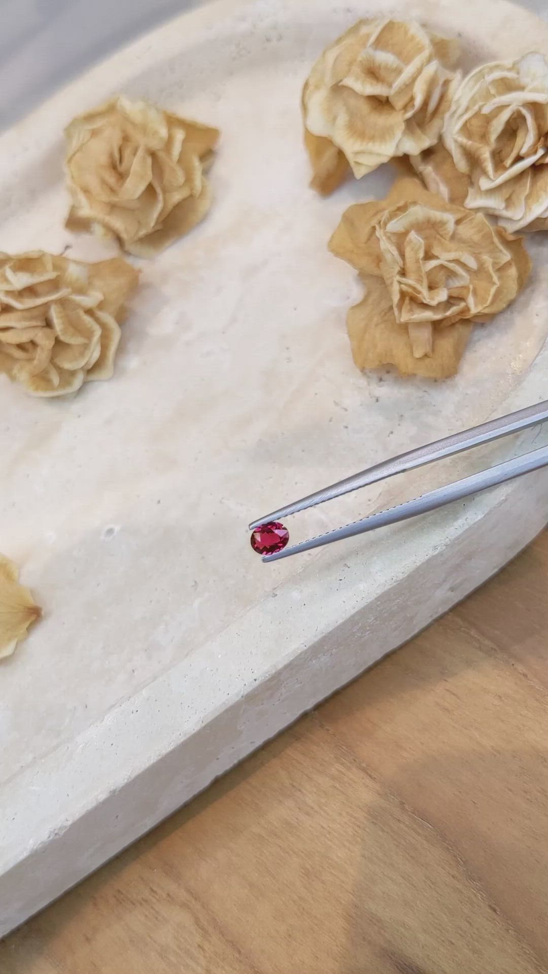 0.32 Ct. Ruby from Mozambique Size Video