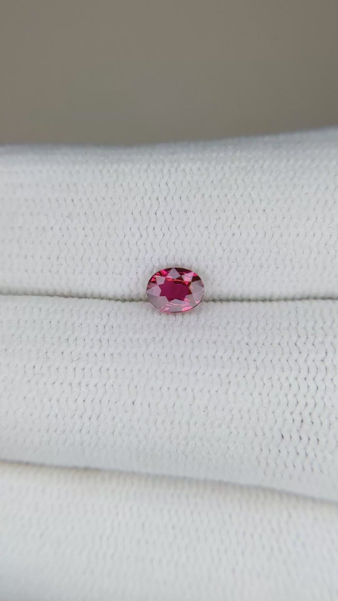 0.32 Ct. Ruby from Mozambique Size Video