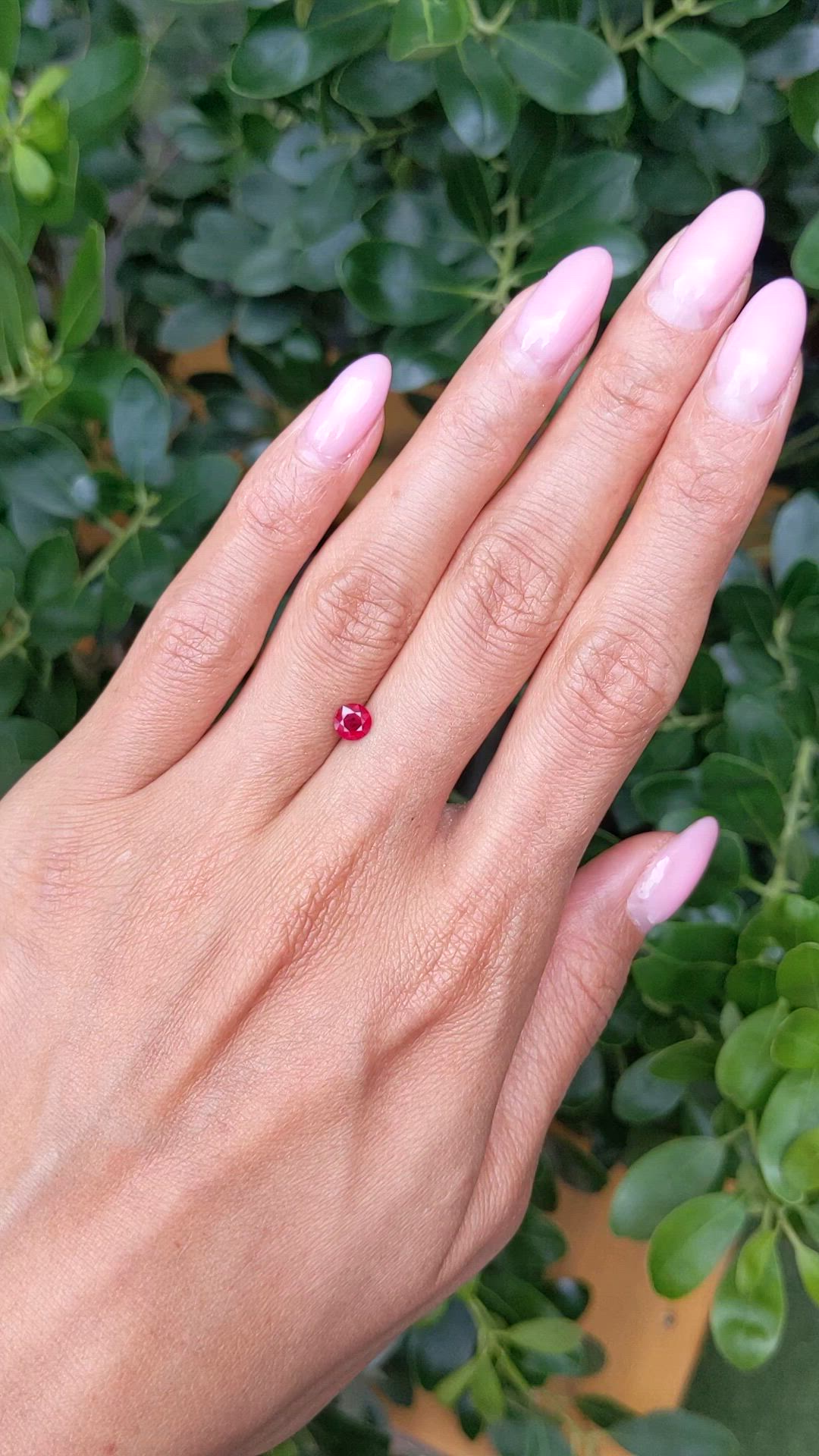 0.50 Ct. Ruby from Mozambique Size Video