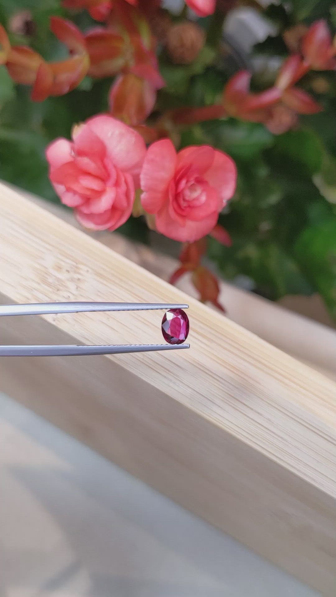 0.67 Ct. Ruby from Mozambique Size Video