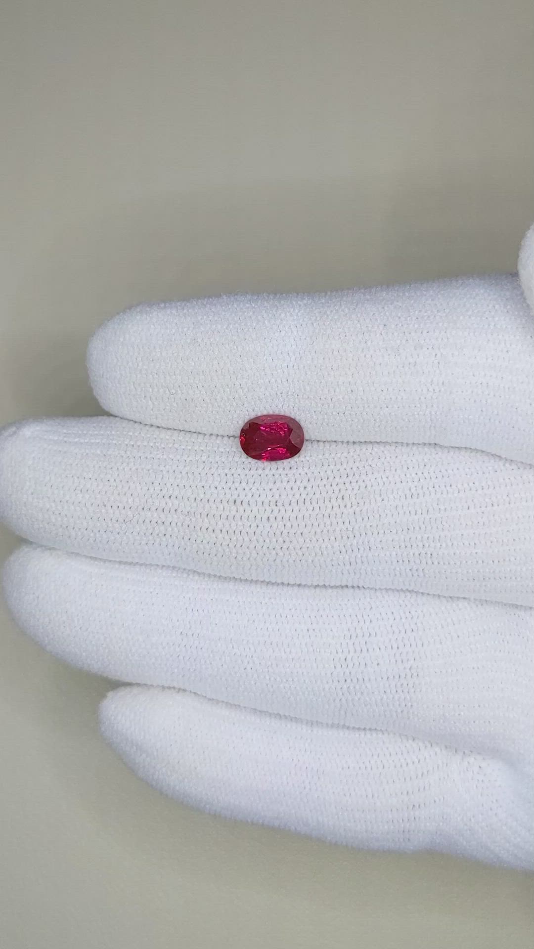 1.07 Ct. Ruby from Mozambique Size Video