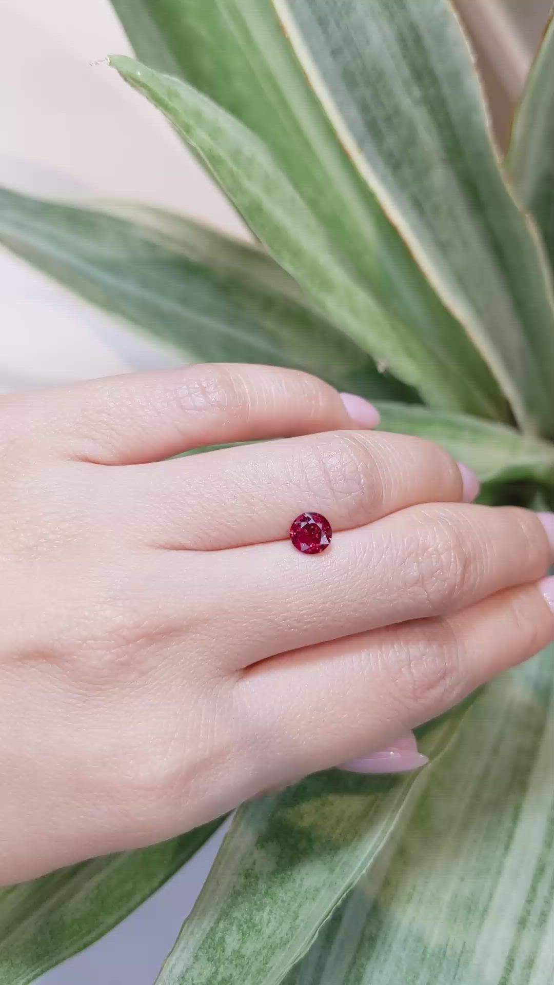 1.05 Ct. Ruby from Mozambique Size Video