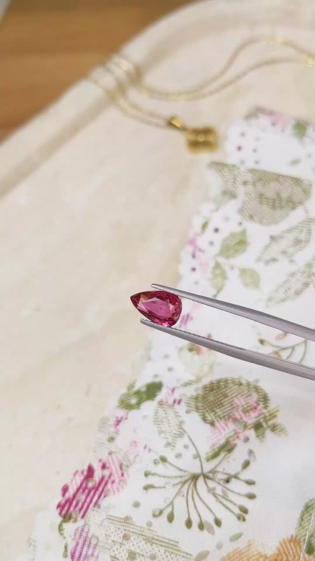 1.96 Ct. Ruby from Mozambique Size Video