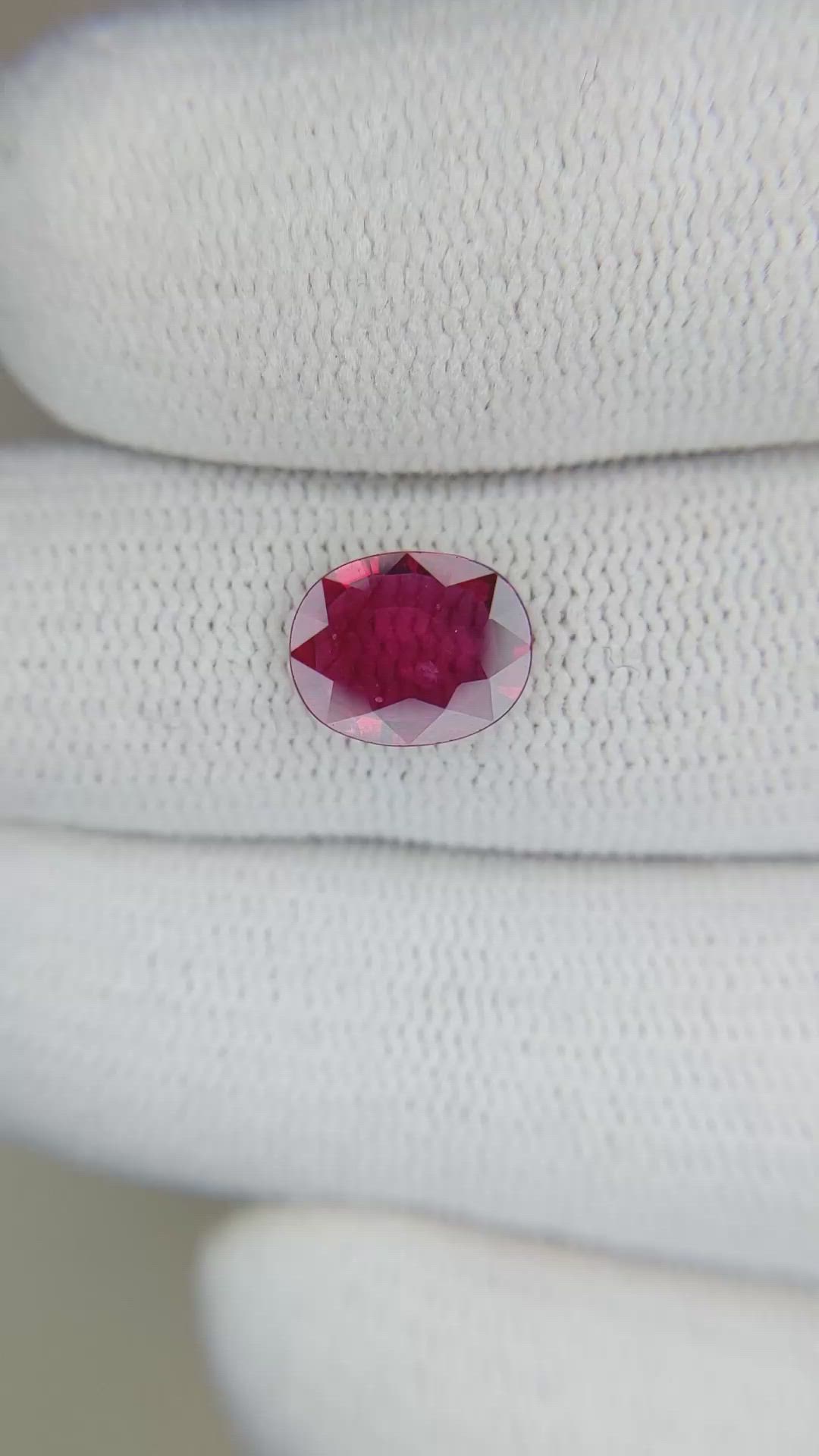 1.44 Ct. Ruby from Mozambique Size Video