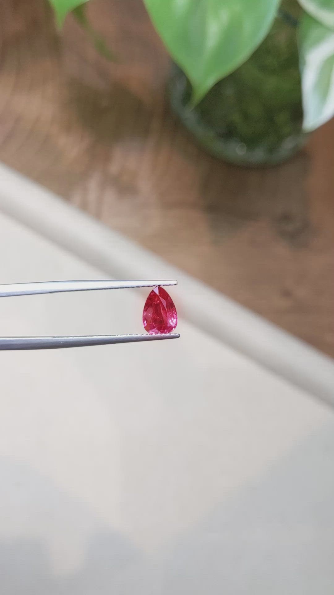 1.36 Ct. Ruby from Mozambique Size Video