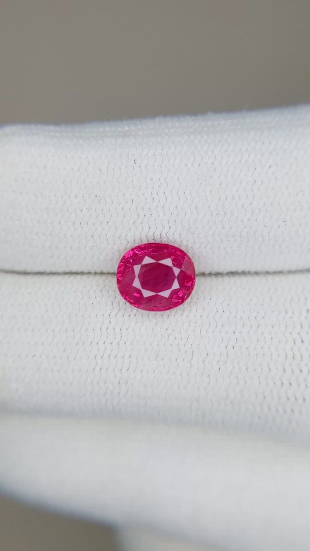 1.63 Ct. Ruby from Mozambique Size Video