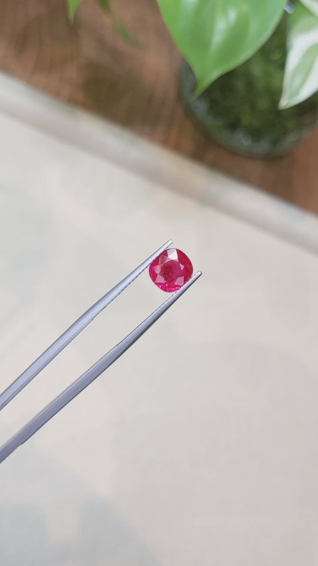 2.04 Ct. Ruby from Mozambique Size Video