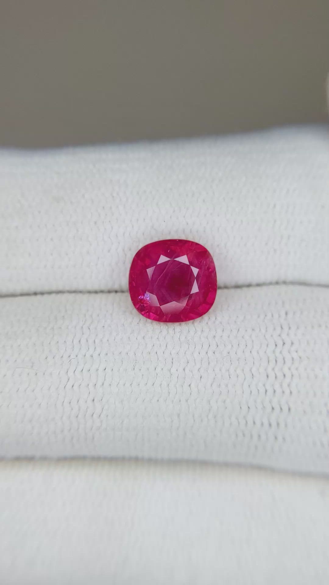 2.04 Ct. Ruby from Mozambique Size Video