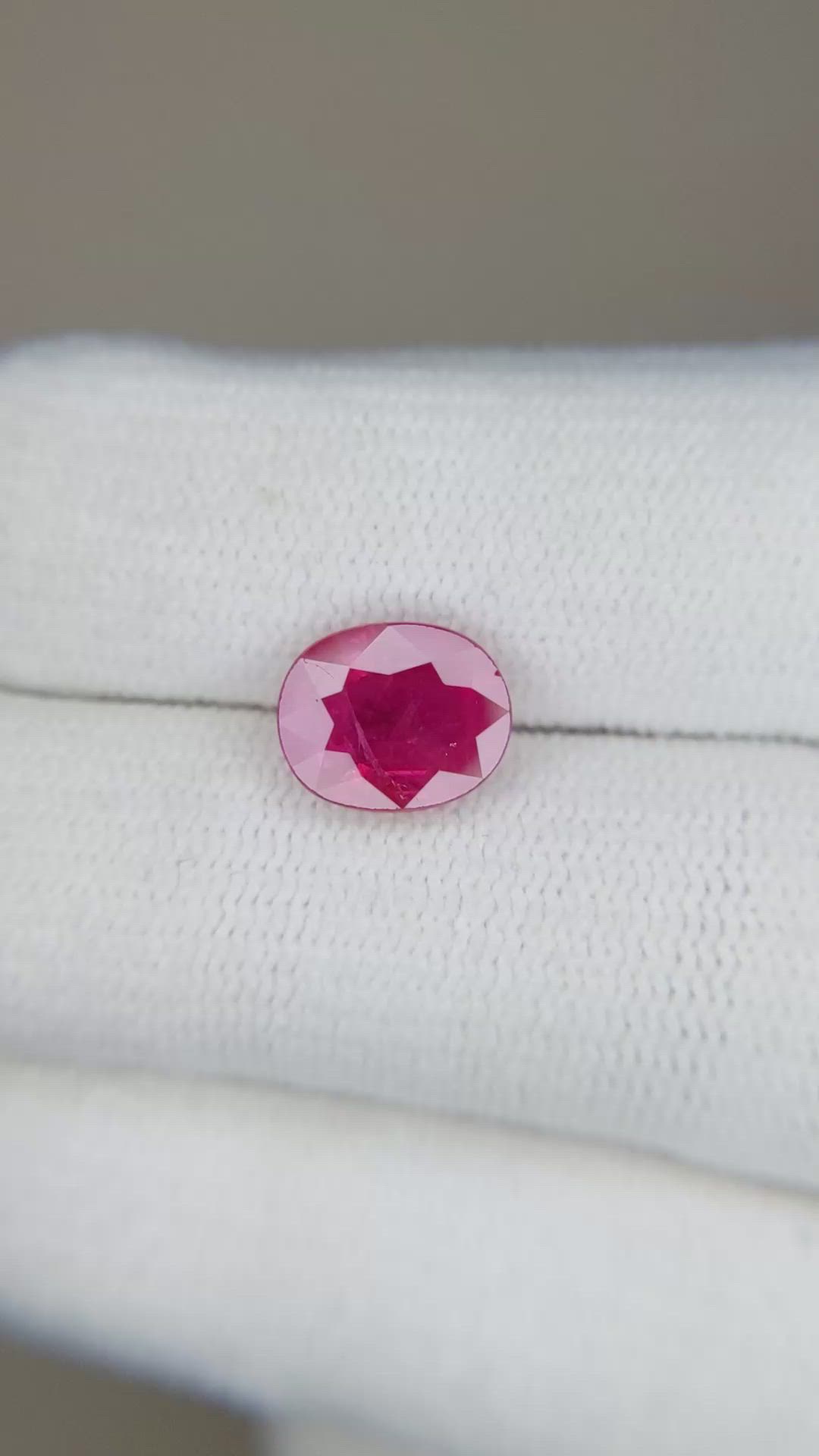 2.14 Ct. Ruby from Mozambique Size Video