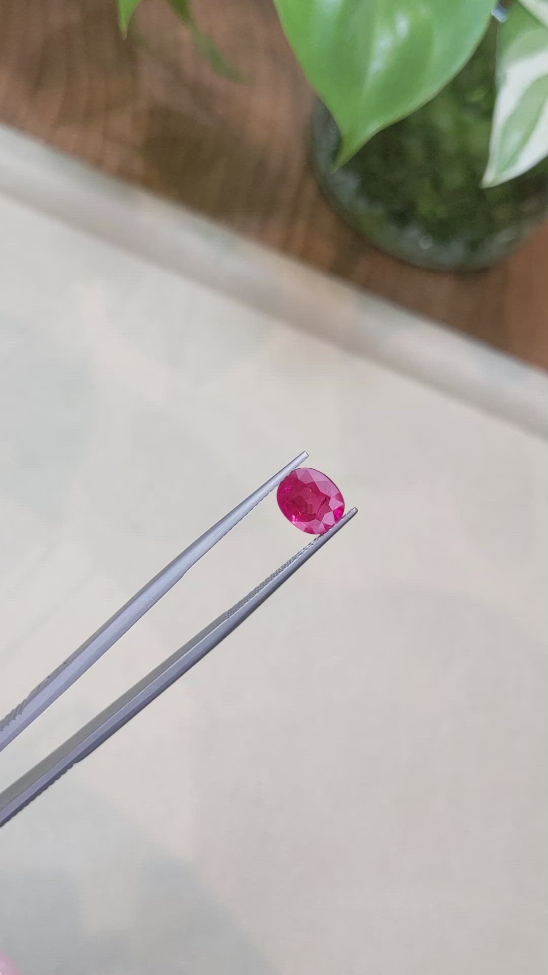 2.14 Ct. Ruby from Mozambique Size Video