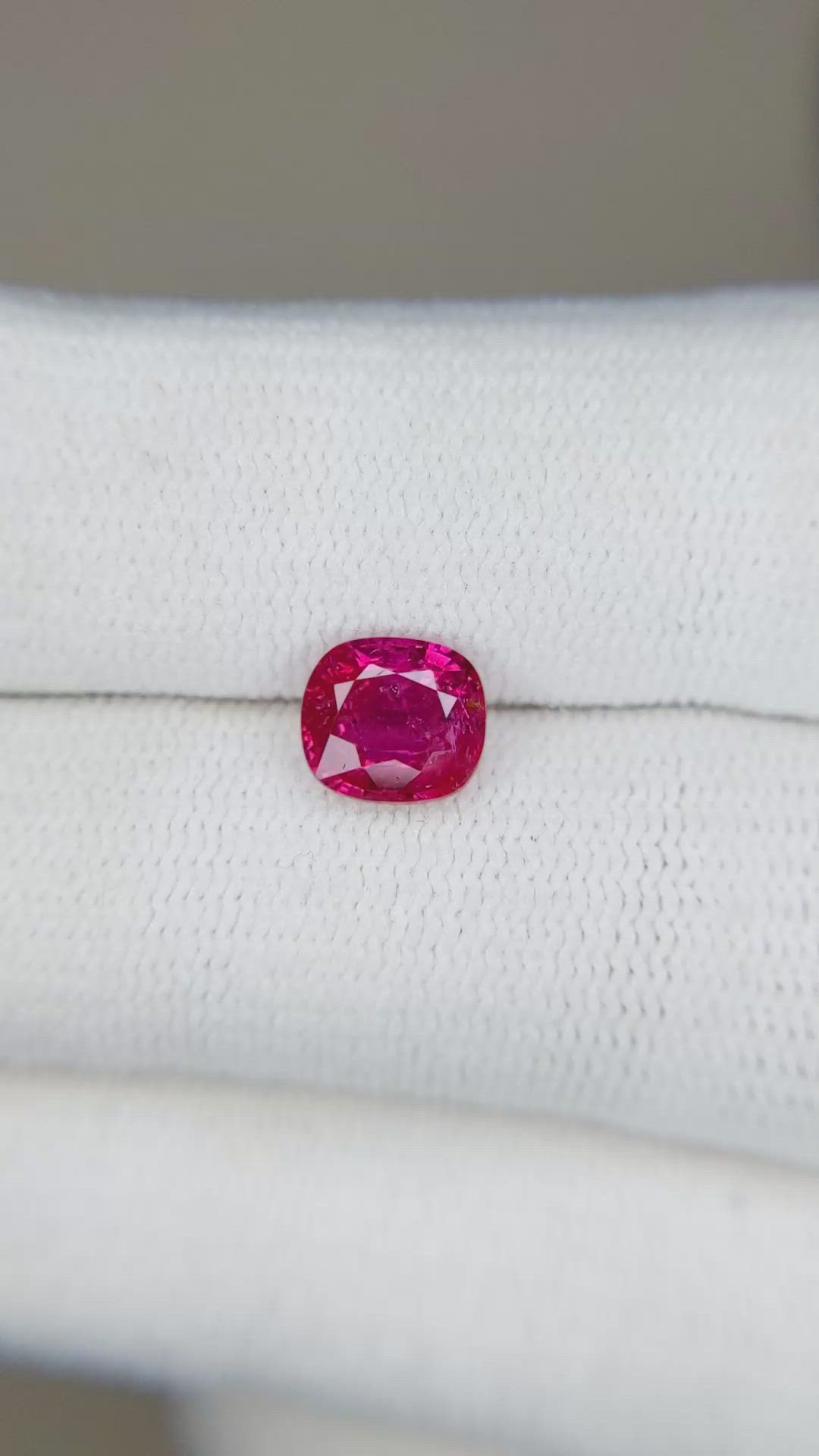 1.38 Ct. Ruby from Mozambique Size Video
