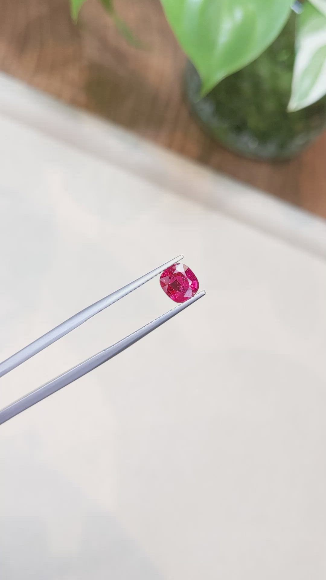 1.38 Ct. Ruby from Mozambique Size Video