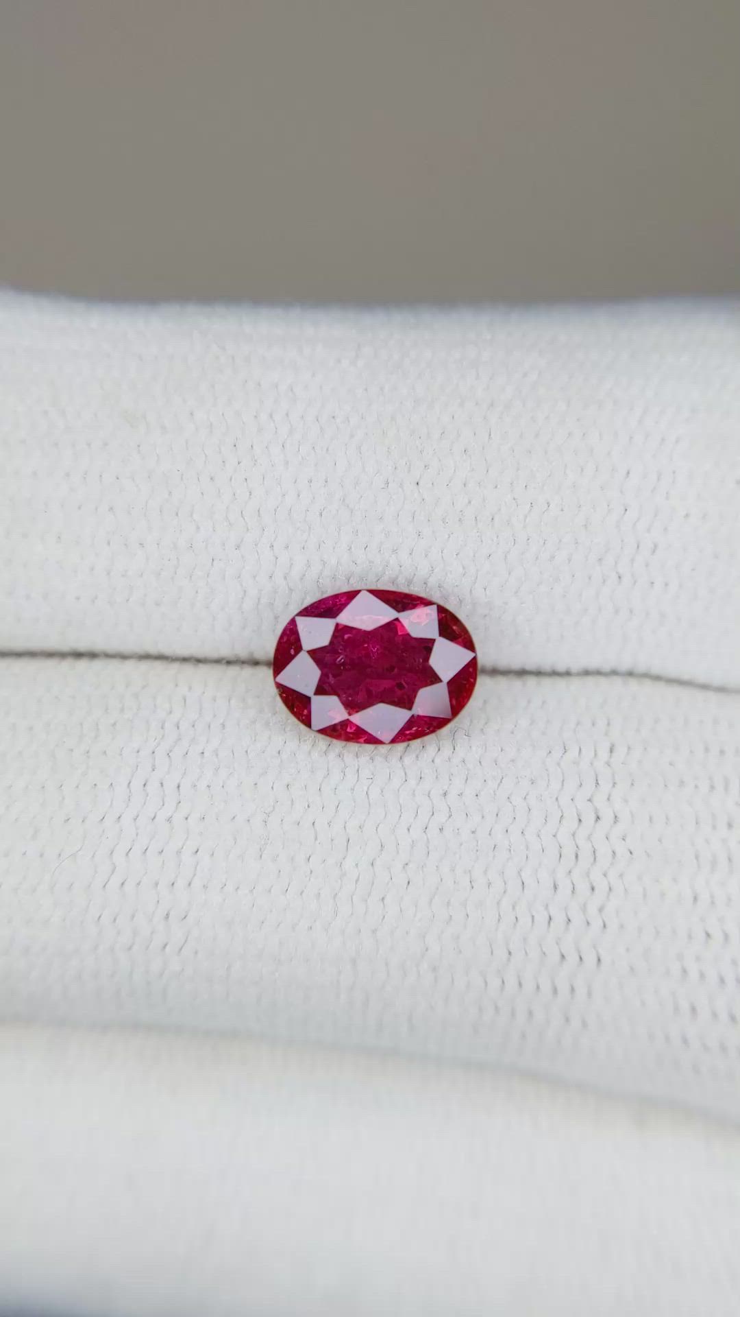 1.67 Ct. Ruby from Mozambique Size Video