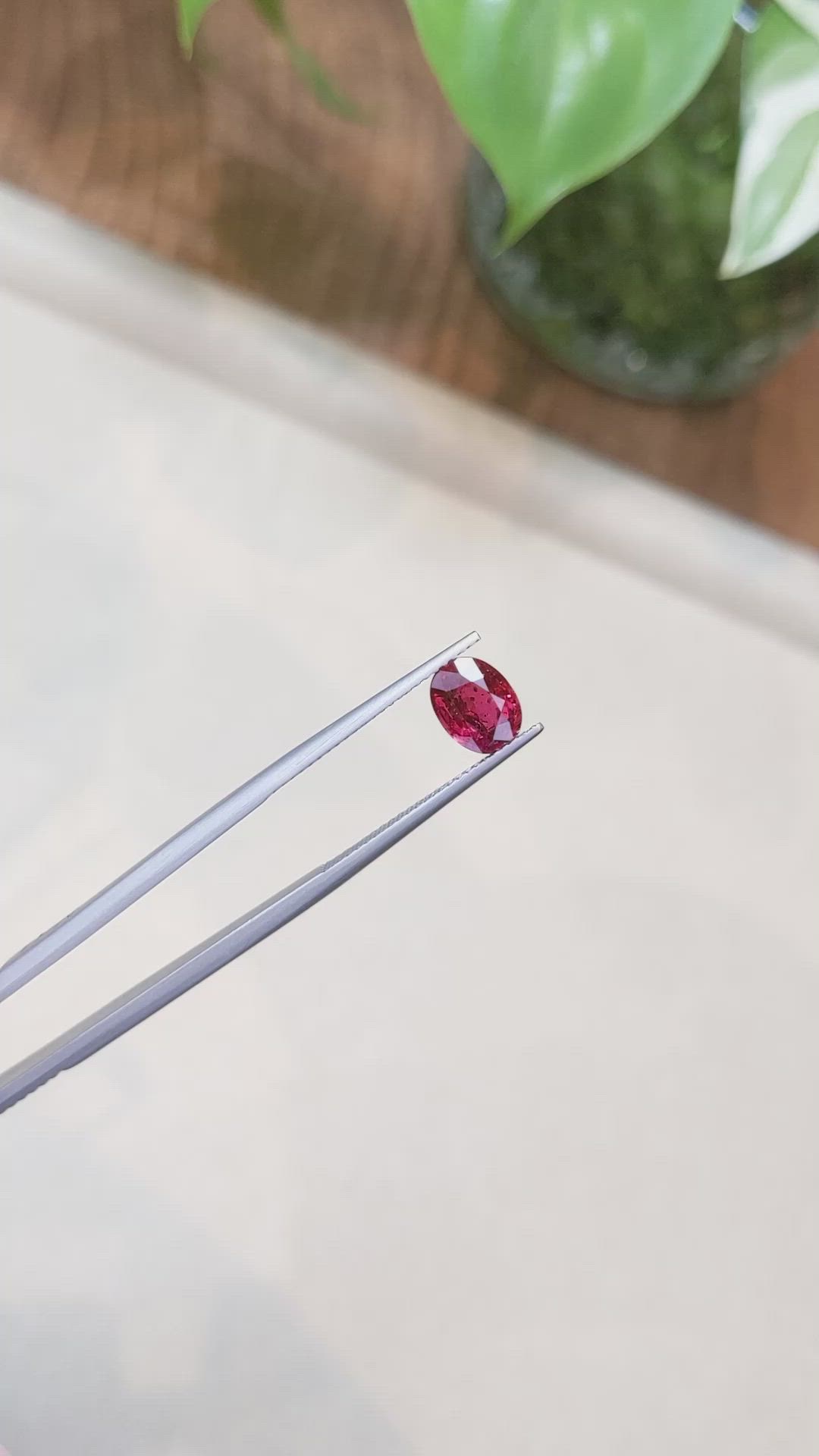 1.67 Ct. Ruby from Mozambique Size Video
