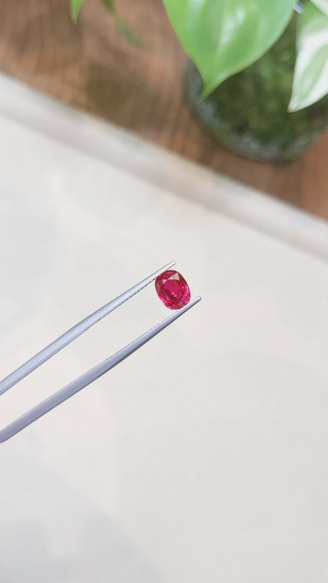 1.42 Ct. Ruby from Mozambique Size Video