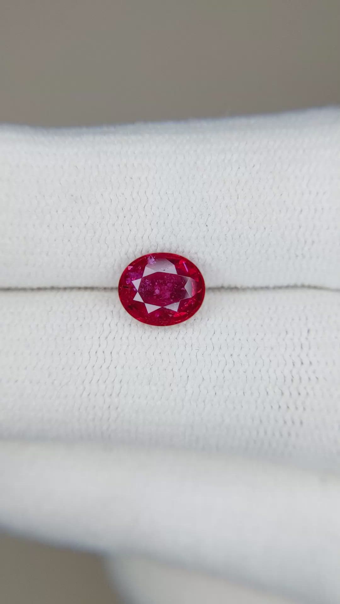 1.59 Ct. Ruby from Mozambique Size Video